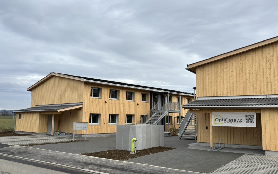 Bauvollendung der Notwohnungen „Reckenwinkel“ in Oberglatt
